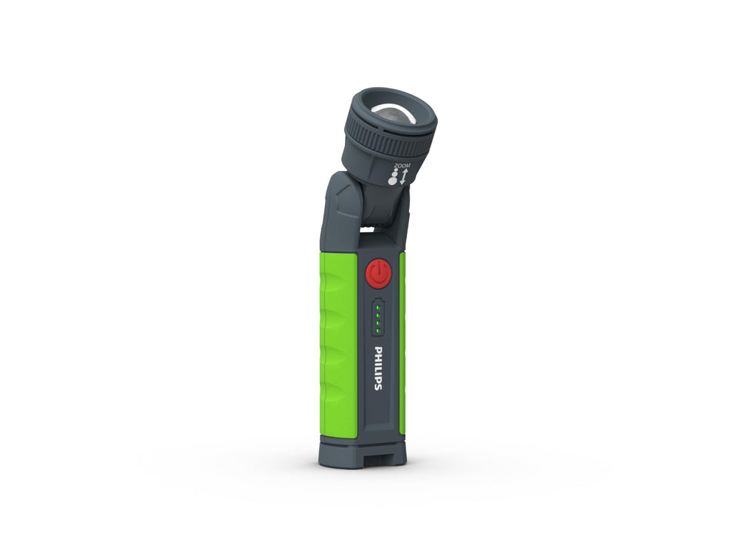Philips Xperion 3000 Zoom LED-Arbeitsleuchte, robuste wiederaufladbare Werkstattlampe mit Zoomfunkti