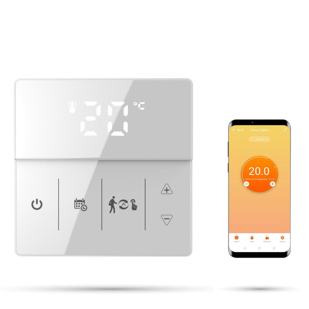 Automat-on Zigbee Thermostat Fussbodenheizung | Raumthermostat Fussbodenheizung PRO | Steuerung Wand