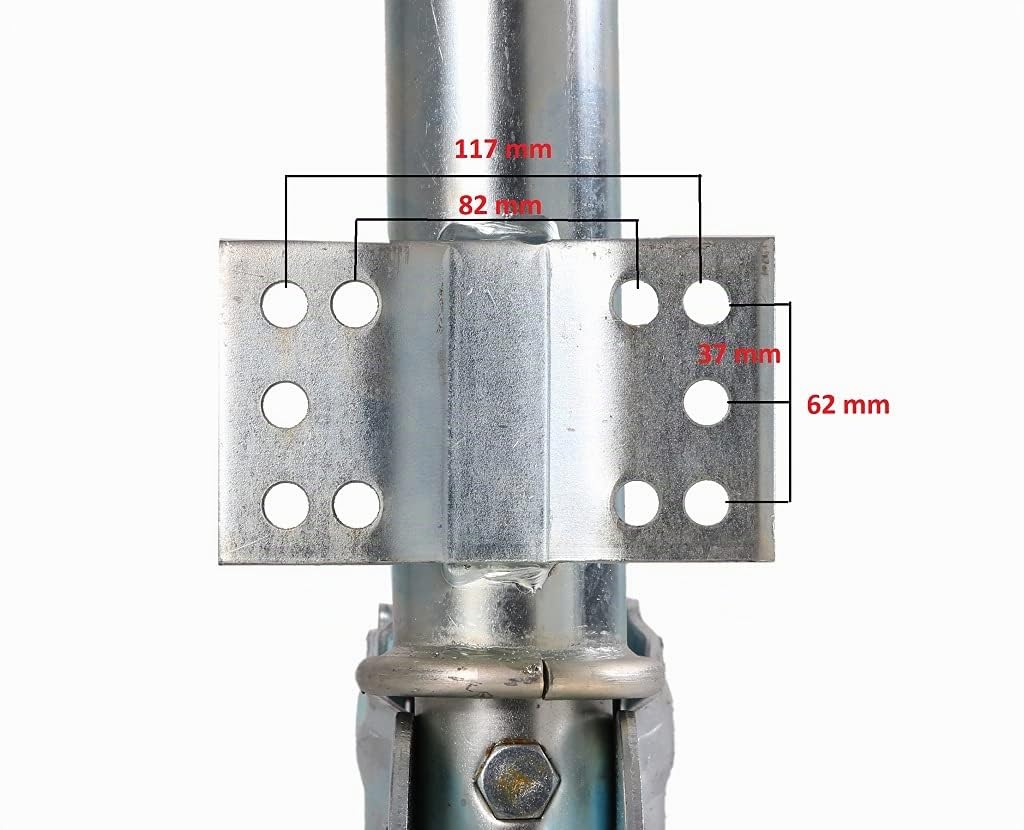SCHEPERS® Anhänger Automatik Stützrad stabiles Bugrad 400kg Traglast