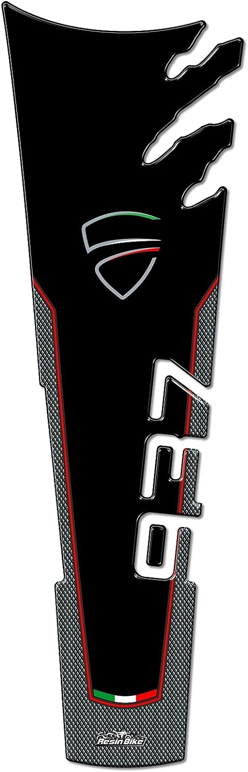 Resin Bike Aufkleber für Motorrad Kompatibel mit Ducati Monster 937 2021. Tankabdeckung vor Stössen