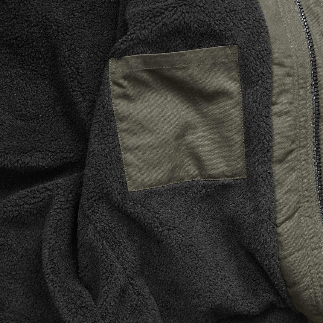 Brandit Winterjacke Grizzly mit Futter Hooded Parka S Olive, S Olive