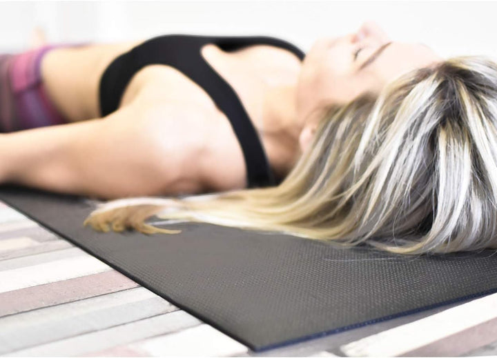Love Generation - Dicke Yoga Matte Schwarz, Schwarz