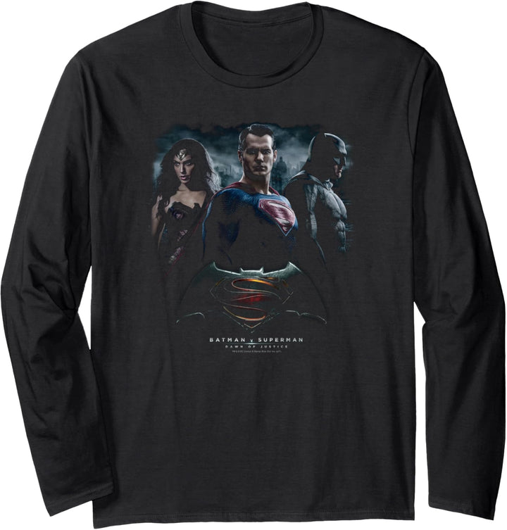 Batman v Superman The Crew Langarmshirt