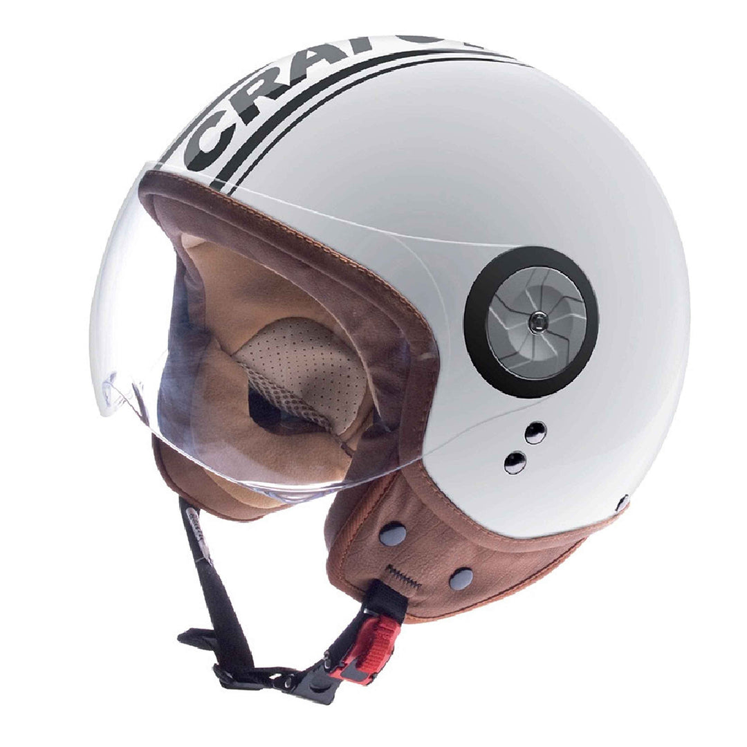 Cratoni Rollerhelm/E-Bike Helm Milano, White-Black Glossy, Gr. L (59-60 cm)