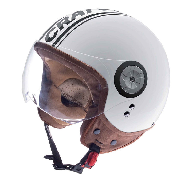 Cratoni Rollerhelm/E-Bike Helm Milano, White-Black Glossy, Gr. L (59-60 cm)