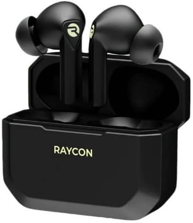 Raycon The Gaming Bluetooth True Kabellose Earbuds mit integriertem Mikrofon, geringer Latenz, 31 St