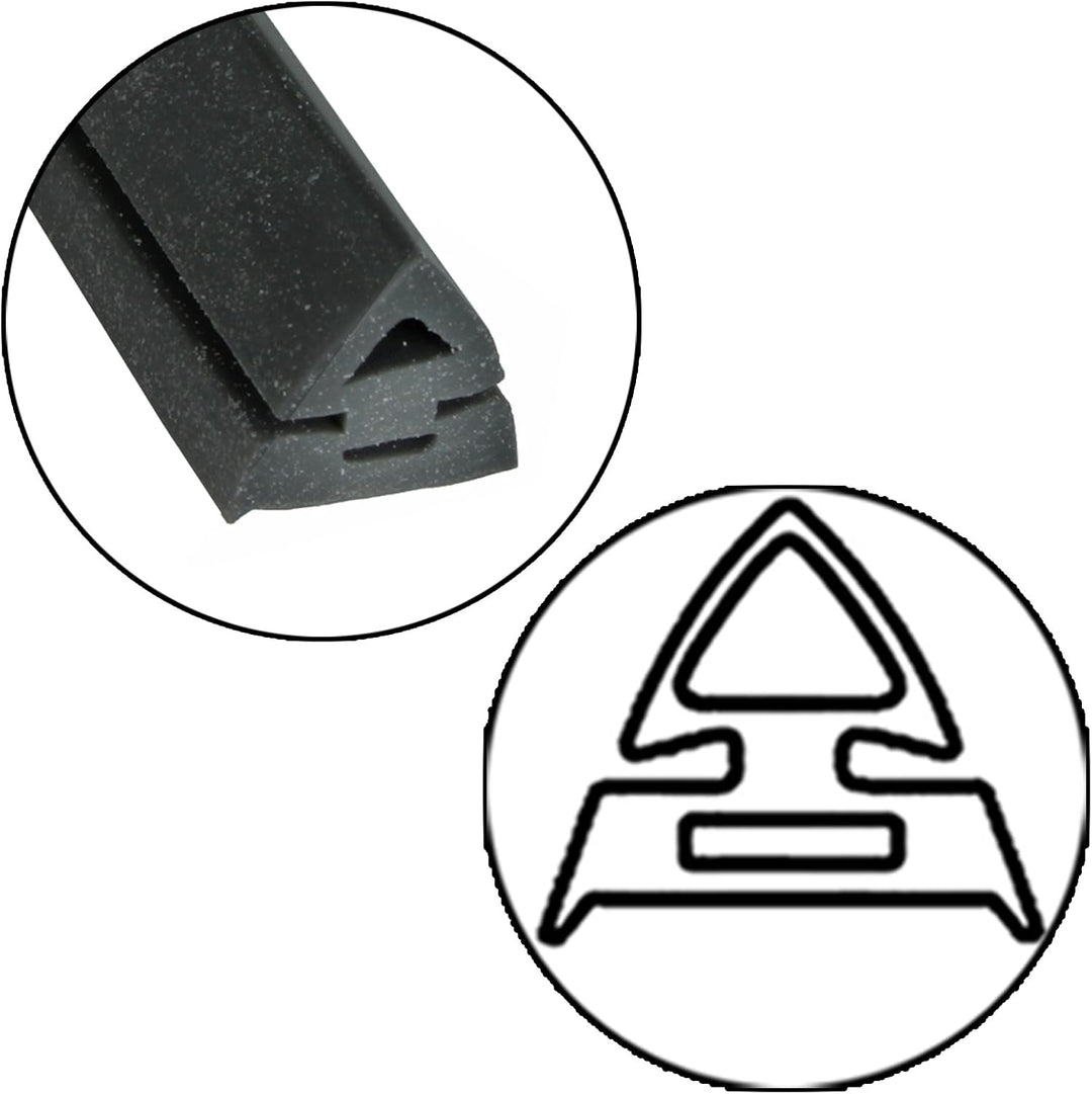 Zuschneidbare Türdichtung + Silikonkleber für Nardi 3- oder 4-seitiges Herd (abgerundete oder 90º-Cl
