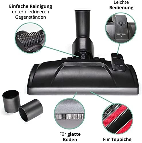 Kombidüse Flex 32 mm 35 mm Staubsaugerdüse Staubsauger Bodendüse für kompatibel mit Philips Delta-MP