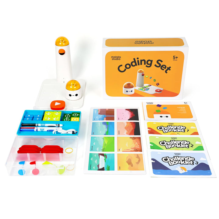 MatataStudio Coding Set Programmierbar Roboter Spielzeug für Kinder ab 4-10 Jahren Elektronische Cod