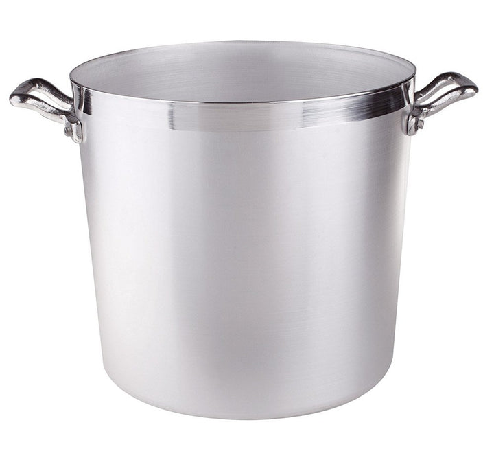 Pentole Agnelli fama340 Zylindrische Pfanne mit 2 Griffen, Aluminium, Silber 40x40x37 cm, 40x40x37 c