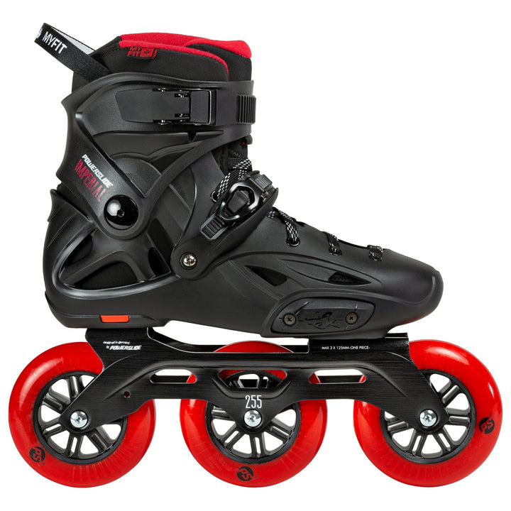 Powerslide Inline Skate Imperial Black Red 110, für Urban und Fitness, für Damen und Herren 45-46, 4