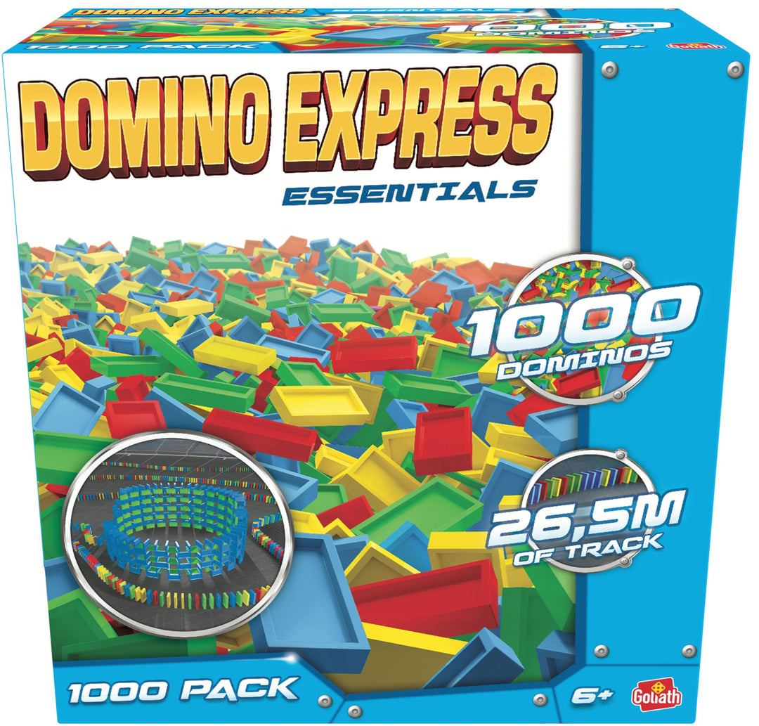Domino Express 1000 Pack, Dominospiel ab 6 Jahren, Kinderspiel mit 1000 Dominosteine, 1000 Pack