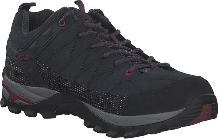 CMP Herren Rigel Low Shoes Wp Trekking-& Wanderhalbschuhe 39 EU Asphalt Syrah Dark, 39 EU Asphalt Sy