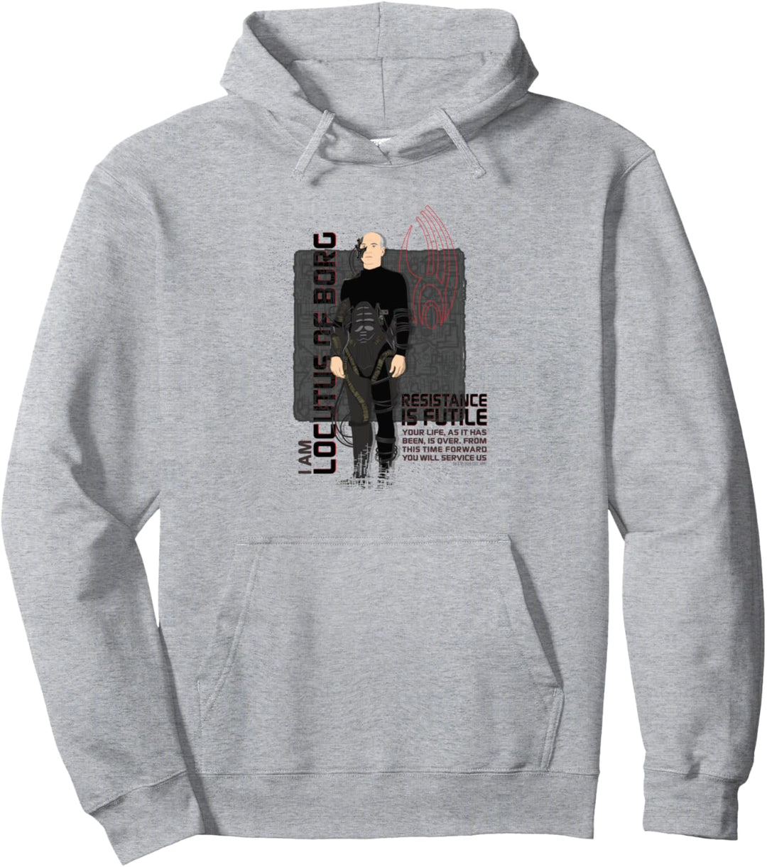 Star Trek: The Next Generation Picard Locutus Borg Pullover Hoodie