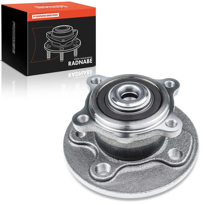 Frankberg 1x Radnabe Radlagersatz Hinterachse Kompatibel mit M.i.n.i R50 R53 Cooper One 2001-2006 M.