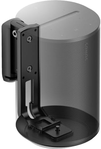 Flexson Wandhalterung für Sonos ERA100 - Schwarz (Single) Single Schwarz, Single Schwarz