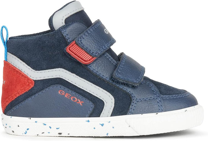 Geox Baby-Jungen B Kilwi Boy C' Sneaker 20 EU Navy Red, 20 EU Navy Red