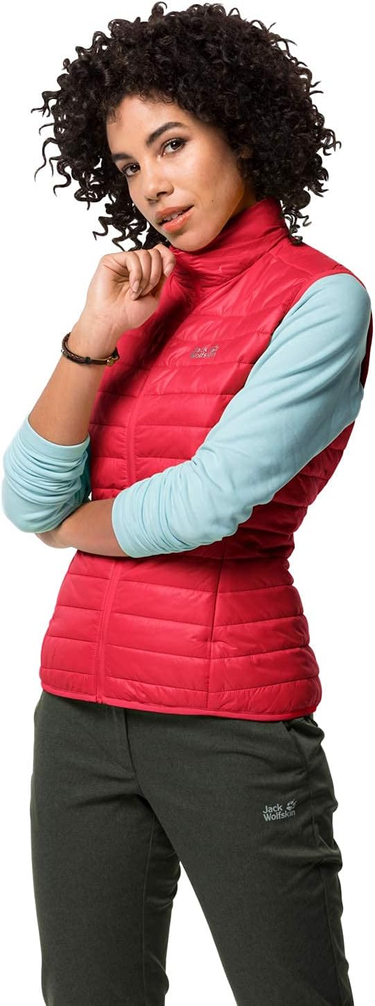 Jack Wolfskin Damen Jwp Weste W Jacke XS tulip red