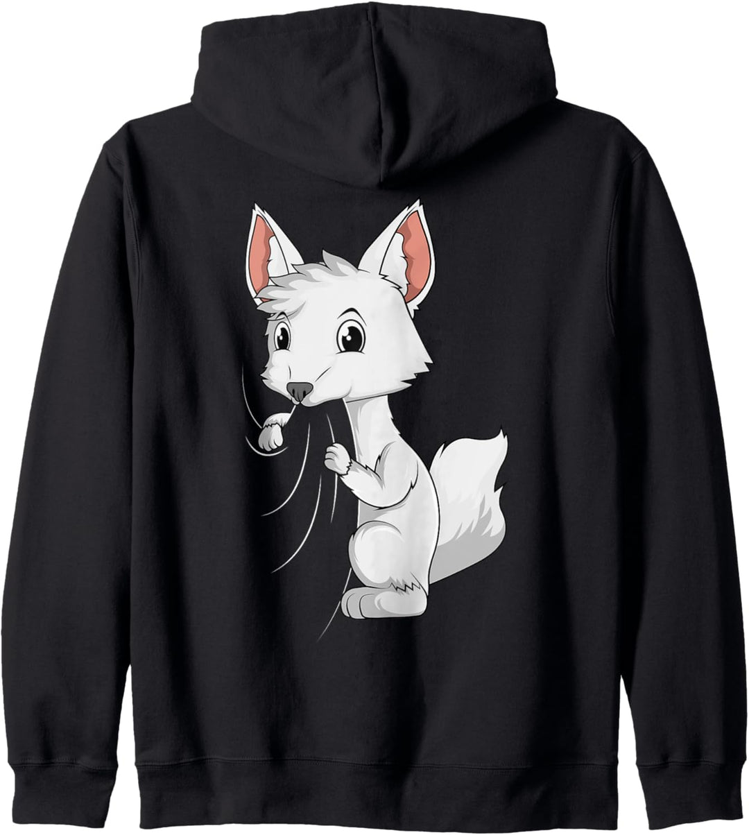 Polarfuchs Schneefuchs Eisfuchs Kapuzenjacke