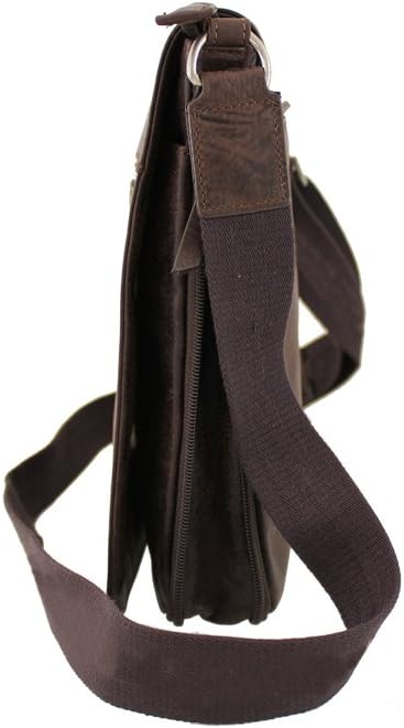 Gérard Henon , Herren Schultertasche Braun, Braun