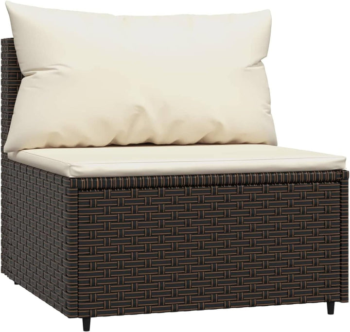 Tidyard 4-TLG. Gartensofa Gartenmöbel Set Garten-Sofagarnitur Garten-Lounge-Set mit Kissen Gartenlou