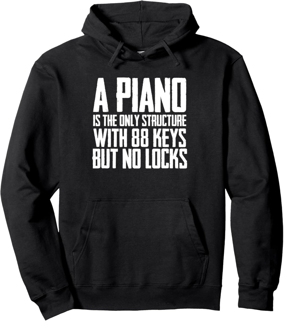 Lustiger Klavier Piano Flügel Spruch für Pianist Pianisten Pullover Hoodie