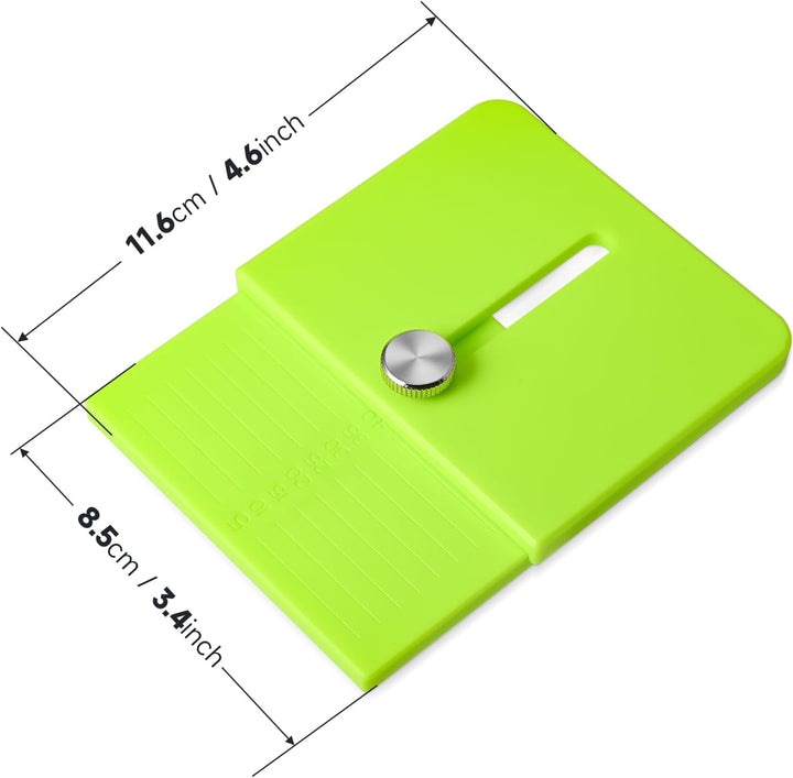 FOSHIO 2 Stück Gerade Linie Cutter Schneidvorlage, Edge Wrap Cuttermess Mini-Schneidvorlage, präzise