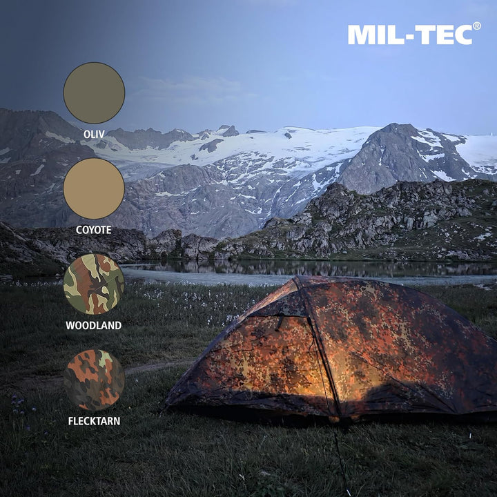 Mil-Tec 1-Mann Zelt Recon Oliv, Oliv