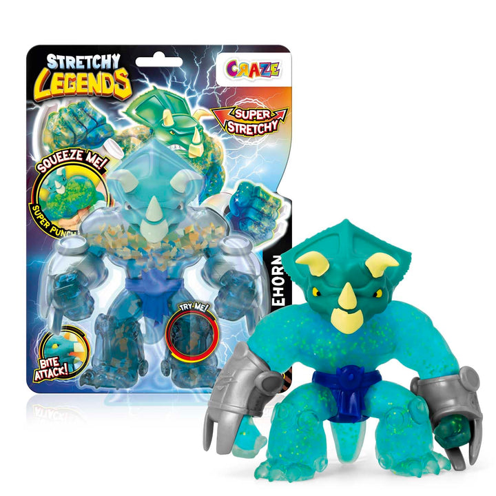 Stretchy Legends Battlehorn - Elastische Actionfiguren für Kinder, Dehnbare Superhelden Figuren zu S