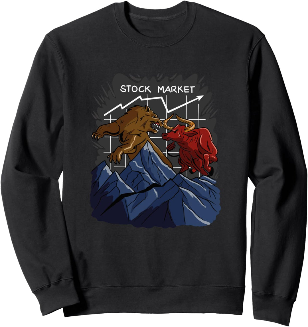 Stock Market - Aktienmarkt Aktien Aktienhandel Börse Sweatshirt