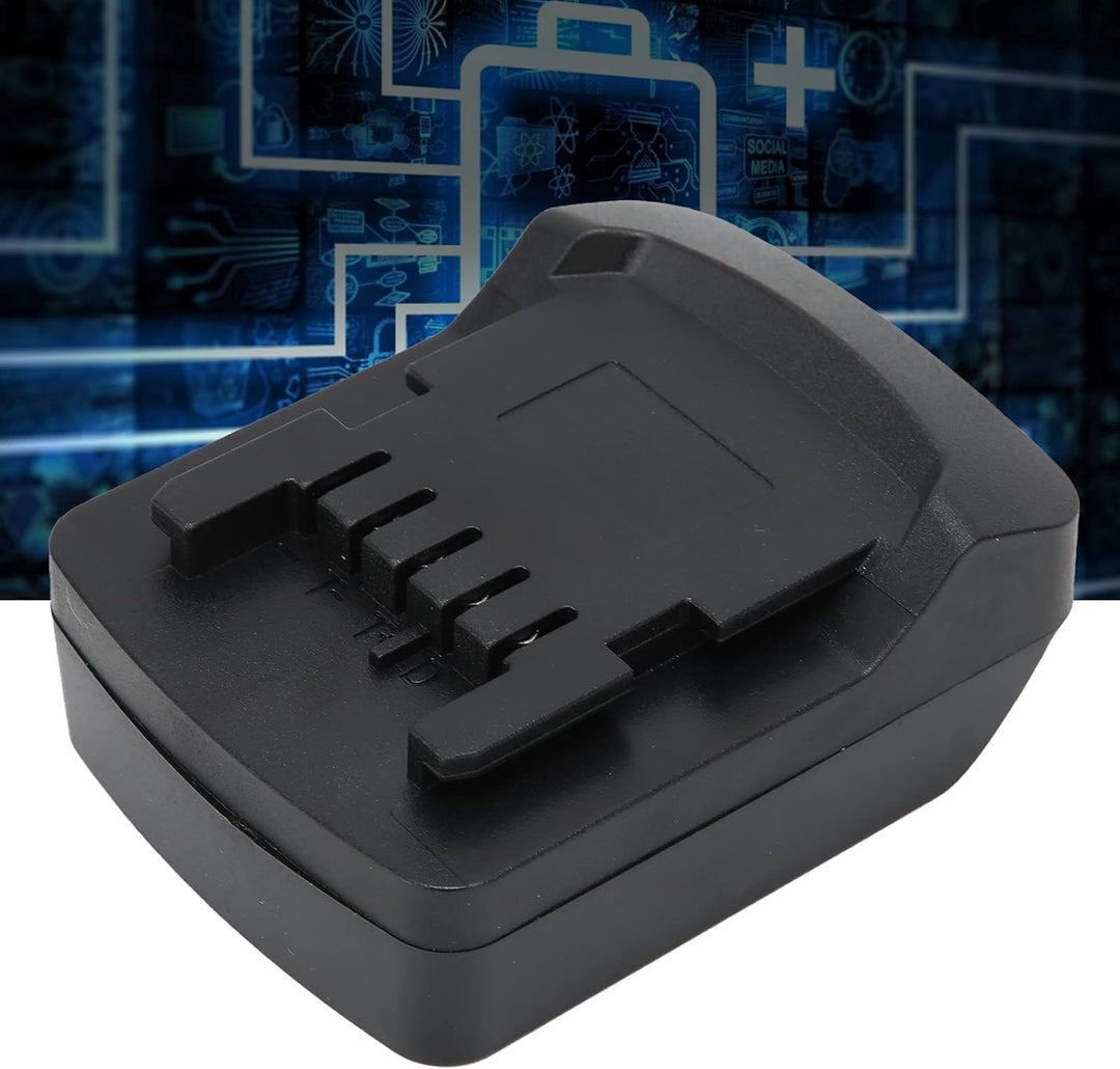 Fdit Akkuadapter für DEWALT 18V/20V DCB205 DCB200 DCB182 DCB184 auf Metabo 18V Lithium Akku Konverte