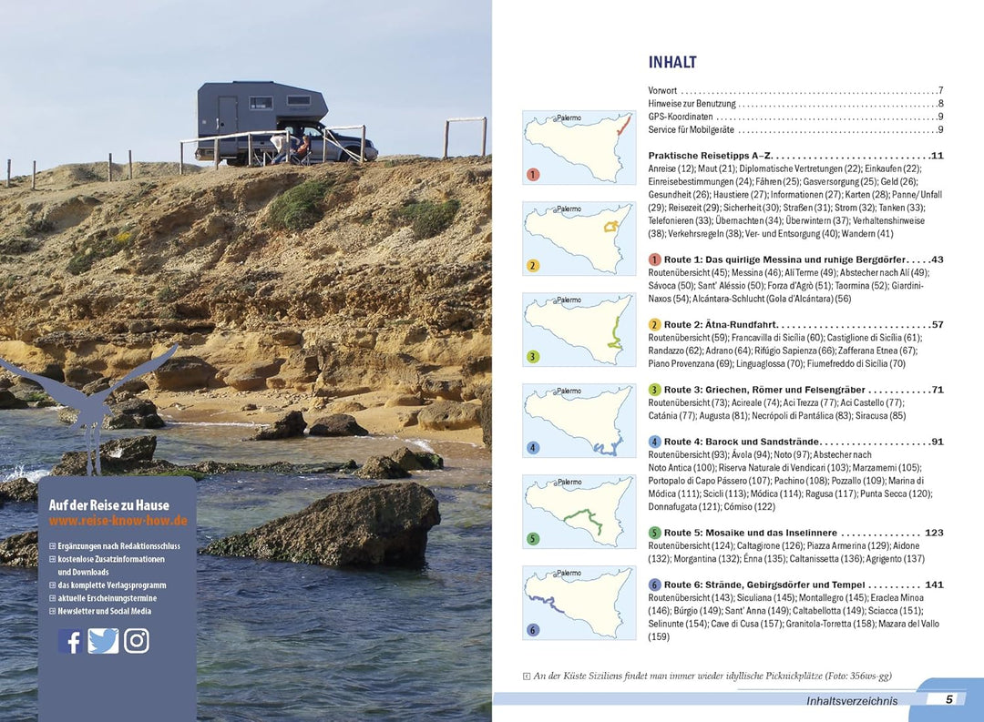 Reise Know-How Wohnmobil-Tourguide Sizilien: Die schönsten Routen, Taschenbuch