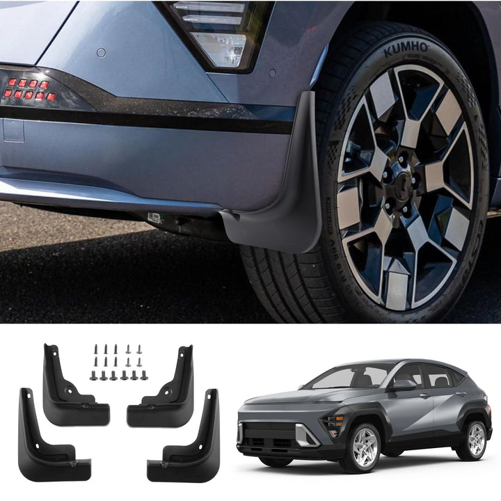 [4 Stück] CDEFG Kompatibel mit Hyundai Kona SX2 2024 2025 Schmutzfänger Schlamm spritzwassergeschütz