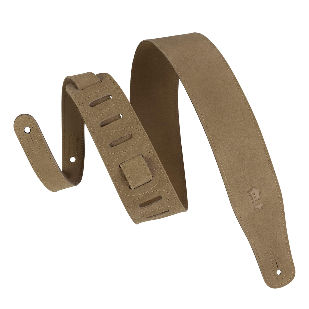 Levy's Leathers MS26-SND Gitarrengurt aus Wildleder mit Wildlederrückseite, verstellbar von 96,5 cm