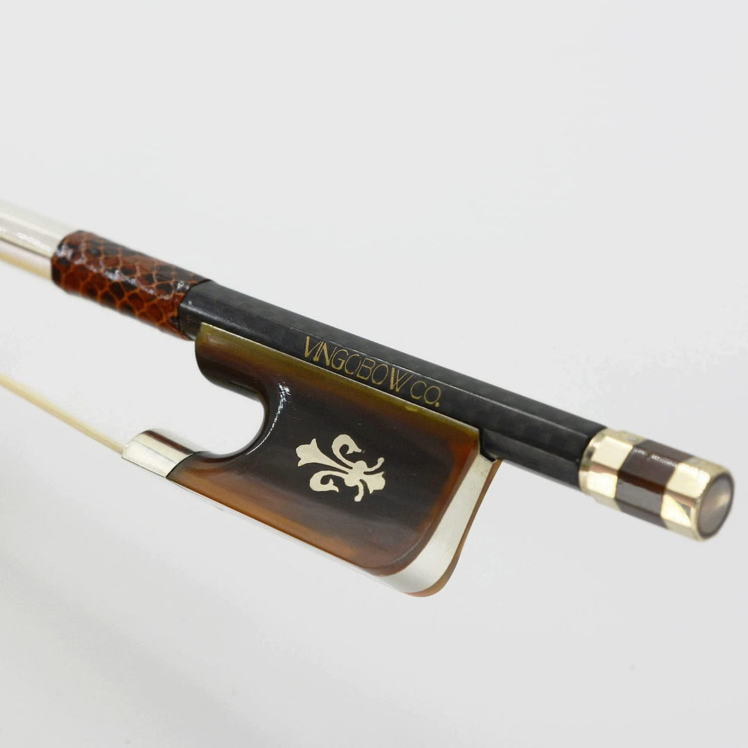 VINGOBOW Strukturierter Carbonfaser Cellobogen Karbonbogen Carbon Bow für Konzertniveau. Oxhorn Fros