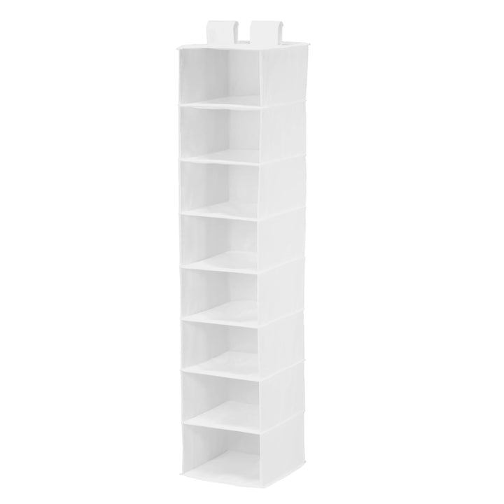 Honey-Can-Do Hängeregal 8 Fächer Polyester Weiss Hanging Closet Organizer Weiss, Hanging Closet Orga