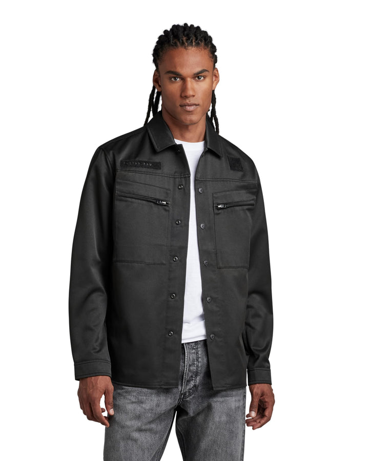 G-STAR RAW Herren Rf Service Overshirts XXS Schwarz (Dk Black D22933-c657-6484), XXS Schwarz (Dk Bla
