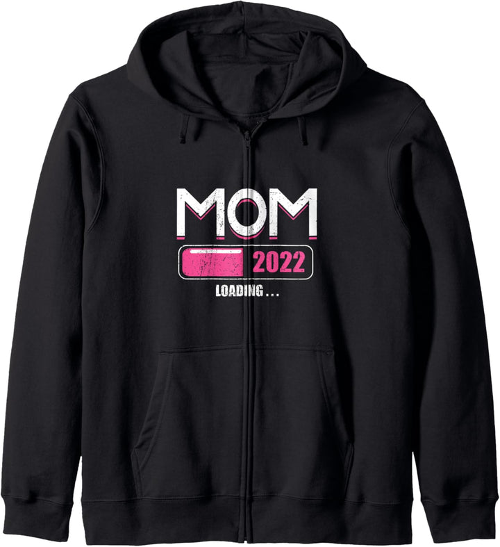 Mama Werden 2022 Loading Eltern Geschenk Mutter Werden Kapuzenjacke