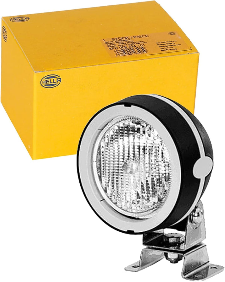 HELLA - Halogen-Arbeitsscheinwerfer - Mega Beam - 12/24V - Anbau/Schraubanschluss - 4-Punkt Befestig