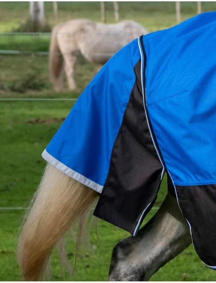 Equi-Theme EQUITHEME Decke Aisance 1200D ? 50 g ? Farben ? Blau/Schwarz ? Grösse Decke ? 5,9 Bleu/No