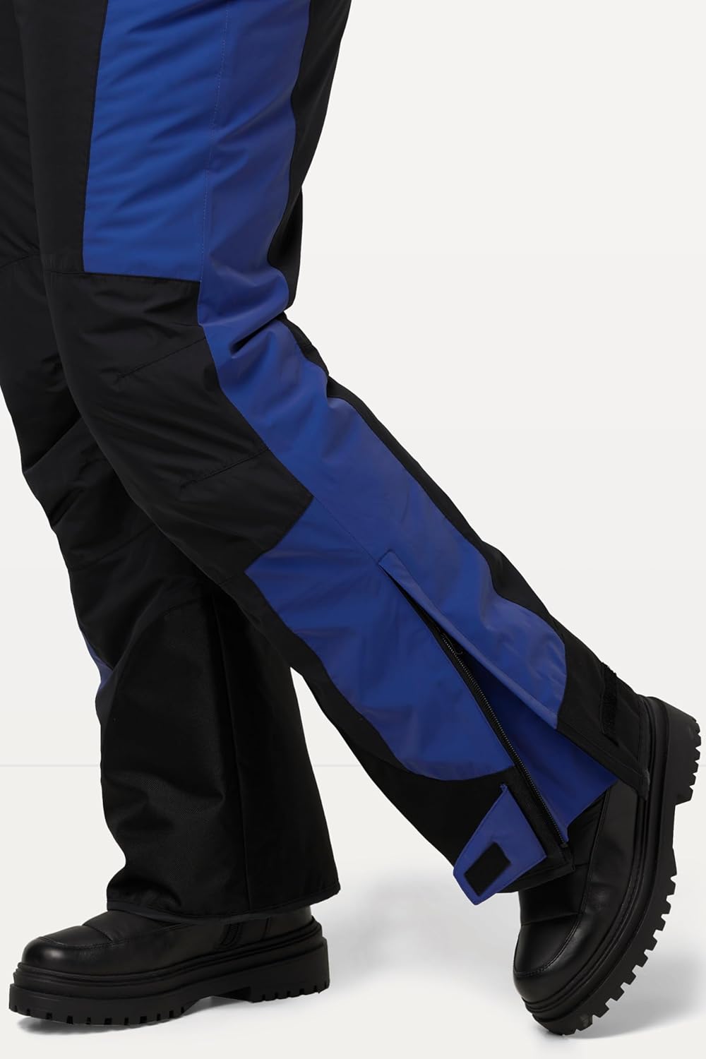 Ulla Popken Damen Skihose Reflektierend, Wasserdicht Hose 48 Schwarz, 48 Schwarz
