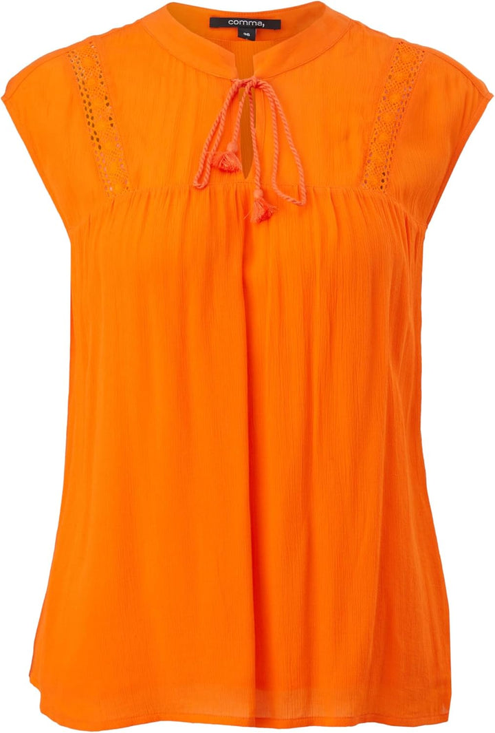 comma Damen Bluse 40 2335, 40 2335_orange
