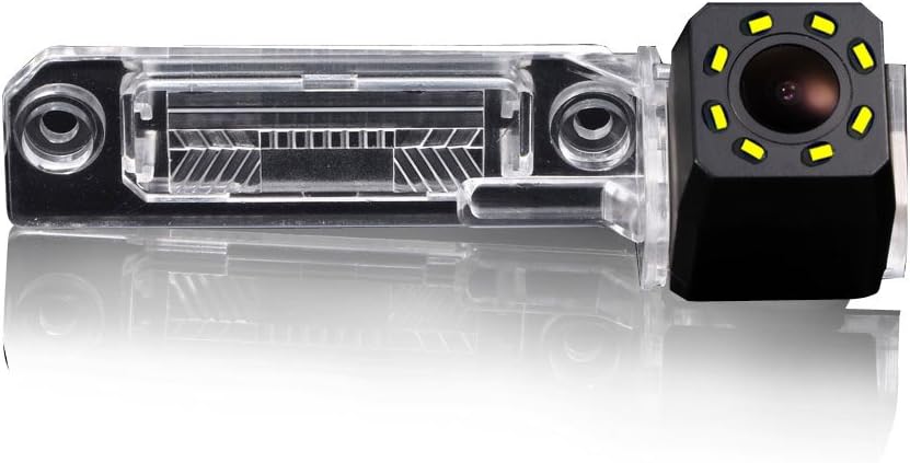 Dynavsal 8 LEDs Nacht Visionen Auto Rückfahrkamera,170 ° Weitwinkel HD Farbe Wasserdichte Rückfahrka