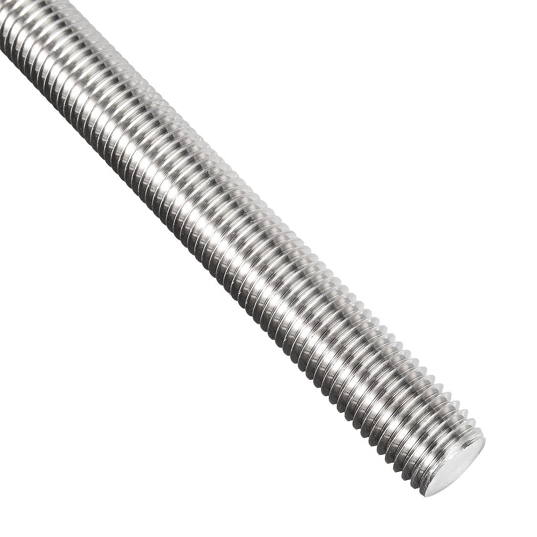 sourcing map M20 x 500mm Vollgewindestange Gewindestange Gewindebolzen Gewindestab 304 Edelstahl Rec