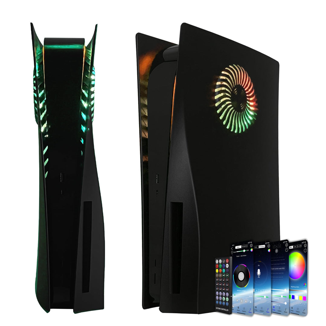 Faceplate für P5 mit RGB-Lichtstreifen und Staubfilter für Kühlungsöffnungen DOBEWINGDELOU 400+ Effe