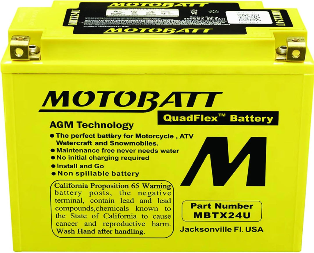 Motobatt MBTX24U Motorrad Batterie