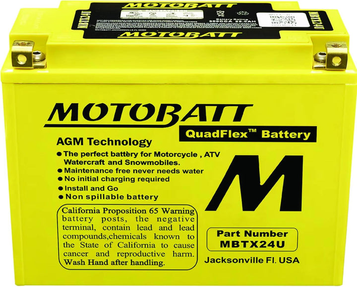 Motobatt MBTX24U Motorrad Batterie