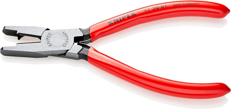 Knipex Crimpzange für Scotchlok™-Verbinder mit Schneiden mit Kunststoff überzogen 155 mm 97 50 01