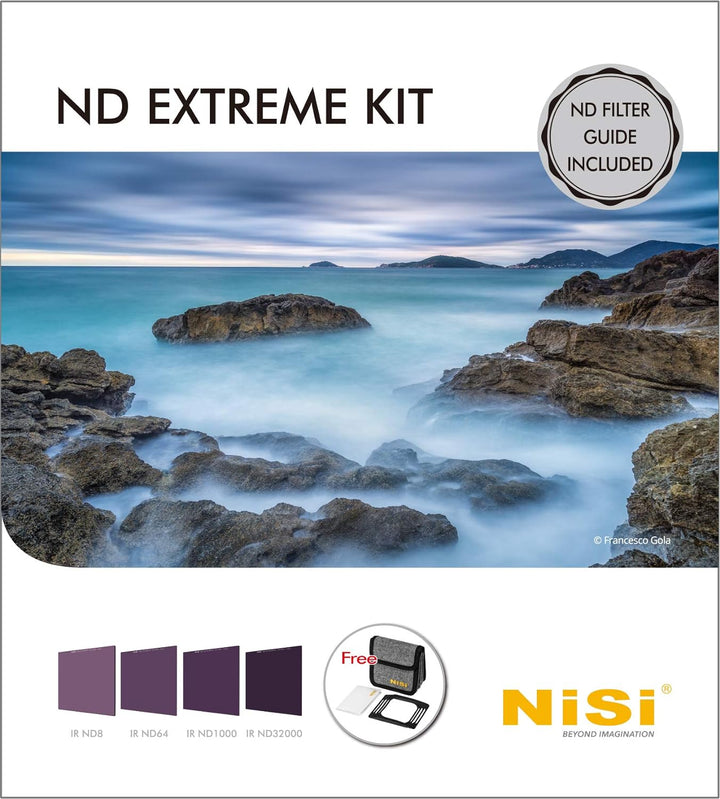 NiSi 100mm ND Filter-Kit Extreme - ND8, ND64, ND1000, ND32000 und Zubehör 100mm ND EXTREME KIT, 100m