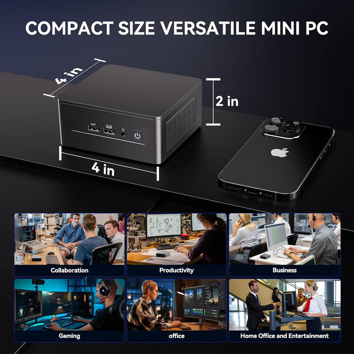 Intel NUC 13 Pro NUC13ANHi5 Arena Canyon Mini PC, Core i5-1340P, 16GB RAM, 512GB SSD, Mini Computer